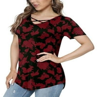 Majice s dugim rukavima za žene, Plus Size radne majice, poslovne casual široke čipkaste bluze, majice s okruglim