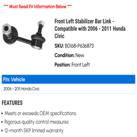 Prednja lijeva stabilizatorska traka - kompatibilna s - Honda Civic 2010