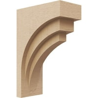 Ekena Millwork 3 W 6 D 9 H serija Classic Rockford Rockford Cedar Woodgrein Timberthane Corbel, Primed Tan