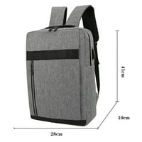 Rovga Novi ruksak muški ruksak čvrsta boja Vanjska torba Računalna torba ramena vodootporna ležerna torba klasična