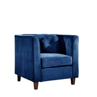 USPRIDEFURNIRURE ARCOLA 32 valjana fotelje, plavi baršun