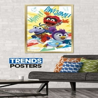 Djeca-Muppets Disnei-zapanjujući zidni plakat, 22.375 34