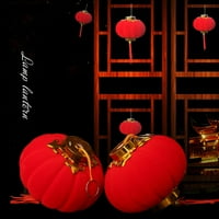 Kineski Božićni lampioni za uređenje doma, pribor za zabavu za proljetni festival crvenih lampiona