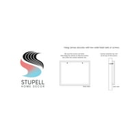 Stupell Industries tamni informativni dijagram gljiva Galerija pejzažnog slikarstva omotano platno tiskanje zidne