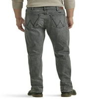 Wrangler® muški 5 džep s 5 džepom s ravnim jean s rastezanjem, veličine 30-42