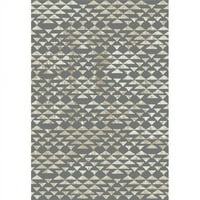 Moderni tepih u kristalno sivoj boji