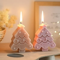Kultura Mirisna svijeća Točkasti dekor fina izrada atraktivno malo božićno drvce Mirisna svijeća za dom