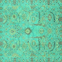Tradicionalni tepisi, Tirkizno plava, kvadrat 6 stopa