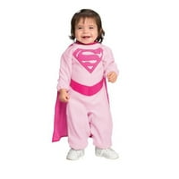 Ružičasti kombinezon za novorođenčad, kostim Supergirl
