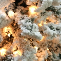4.5 'Presvijetljeno borovo srednje umjetno božićno drvce - bistra svjetla
