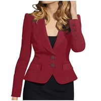 2 / ženske nove jakne s ovratnikom s gumbima, Kaputi, tople radne jakne s dugim rukavima, obične jakne s otvorenim