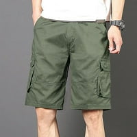Muške teretne hlače za rad na otvorenom s džepom, ljetne modne kratke hlače za vježbanje za muškarce, Plus-size