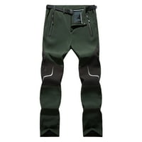 Zuwimk hlače za muškarce se protežu, serija muške performanse Extreme Comfort opuštena gaćica vojska zelena, 3xl