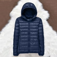 Ženski kaputi topla lagana Vanjska odjeća otporna na vjetar s kapuljačom jakne za žene
