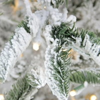 9-inčno umjetno božićno drvce od plemenite smreke-topla prozirna LED svjetla