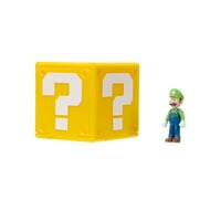 Braća Super Mario. Luigijeva mini figura iz filma s blokom pitanja