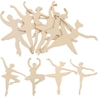 Osoba drvena čip balet oblikovanje drvenih kriški kreativni plesni vodič ručno izrada grafita drveni ukras