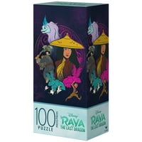 Raya i Posljednji zmaj zagonetke od 100 komada, za obitelji i djecu u dobi i više