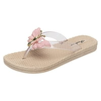 Izborne / ljetne ženske cipele; japanke s cvjetnim uzorkom; sandale; ženske japanke; najprodavaniji; ružičasta