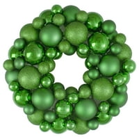 Zeleni 3-Završni nelomljivi božićni vijenac bez svjetla