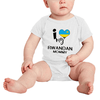Srce moje ruandske mame, Ljubavna Zastava Ruande, slatka odjeća za bebe
