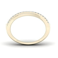 13K dijamantni zaručnički prsten od 10k žutog zlata