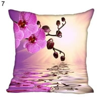 Elegantna orhideja tiskana cvjetna jastučnica ukrasna jastučnica za kauč za spavaću sobu dnevni boravak