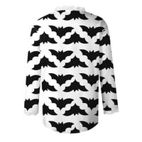 Tking Fashion Womens Cardigan Lagana otvorena fronta Modni casual print tisak čipke dugih rukava kardigan jakna