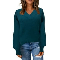 Lagani Džemperi za žene, ležerni krojevi, jednobojni pulover, dolčevita, pleteni džemper, vrhovi