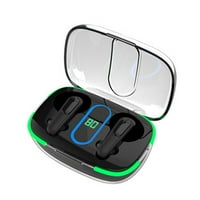 Bežične slušalice Slušalice stabilne i pouzdane slušalice za hodanje s bežičnim punjenjem u crnoj boji