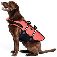 Prsluk za spašavanje pasa za pse s gustom pjenom, plutajući u vodi, Crveni od 12 inča