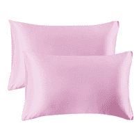 Jastučnica Prozračna Jastučnica naslon za glavu od tkanine jastučnica za krevet jednobojna jastučnica, ružičasta