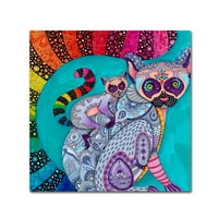 Zaštitni znak likovne umjetnosti 'Jungle Safari Color' Canvas Art by Hello Angel