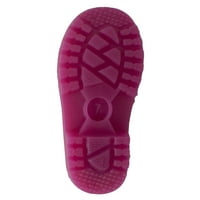 Dječje PVC čizme s reflektirajućim potplatom u ružičastoj boji