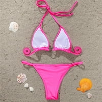Ženski bikini s cvjetnim tangama ombre kupaći kostim za žene ljetna odjeća za plažu seksi kupaći kostimi kupaći