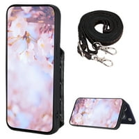 Elegantna futrola Crossbody remen za Apple iPhone Pro s držačem kartice, poklopcem za magnetsku torbicu otpornu