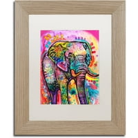 Zaštitni znak likovna umjetnost slon platno umjetnost Deana Russoa, bijela mat, breza