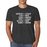 T-shirt Wild Bobby, Sacrafice Love Serve, Pray, Believe, Dance, nadahnuti kršćanski muška t-shirt premium Tri