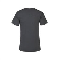 Muška majica s grafikom u tamno sivoj boji-dizajn Od 9. do 3.