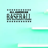 Prilagođeni dizajni Svi američki bejzbol sportski znak Dječaci Dječji dječji