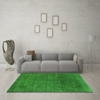 Moderne prostirke za unutarnje prostore, okrugle, apstraktne, zelene, 4' okrugle