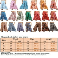 Colisha Women Lounge Summer Palazzo hlača labava hlače s širokim nogama rušerane čipke up hlače