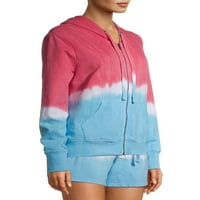 Nema granica Juniori Zip Up Hoodie za kravatu