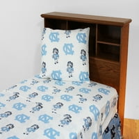 Sjeverna Karolina Tar potpetica pamučna kreveta Set Blue Queen