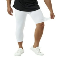 Muške kompresijske hlače s jednom nogom Capri hulahopke sportske košarkaške tajice donje rublje za vježbanje osnovnog