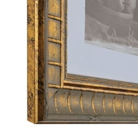 3-inčni Francuski dekorativni polistirenski okvir za slike iz Number - Number - antičkog Zlata-izrađen u SAD-u