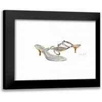 Loreth, Lanie Black Modern Framed Museum Art Print pod naslovom - Akvarel Kitte Heels II