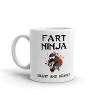 Fart ninja tiha i smrtonosna kava čaj od keramičke šalice uredska šalica poklon