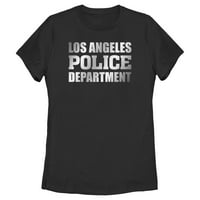 Ženska grafička Majica Policijske uprave Los Angelesa, Crna, srednja