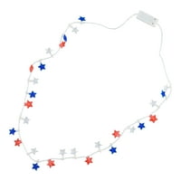 Način proslave 4. srpnja Patriotska ogrlica s mini zvijezdom iz mumbo-a